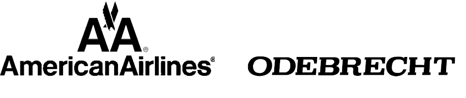American Airlines & Odebrecht logos